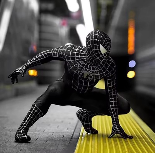 Costume spiderman black venom - black,