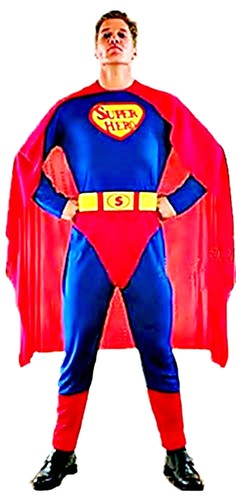 Costume super eroe carnevale - super,