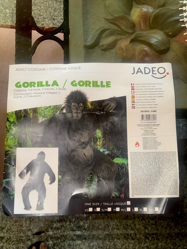 Costume gorilla jadeo - gorilla,