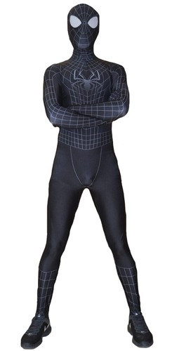 Costume spiderman black adulto - black,