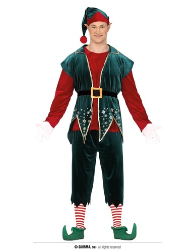 Costume carnevale elfo adulto - carnevale,