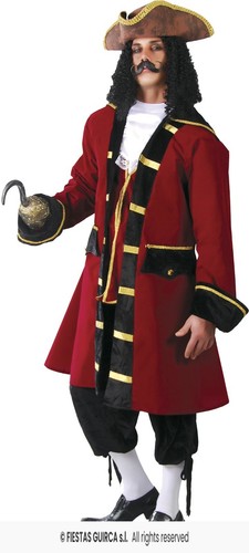 Costume capitan uncino pirata - costume,